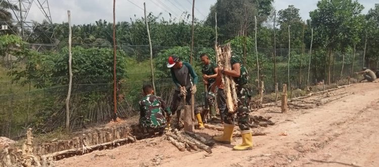 Hari Ke-16 TMMD Ke-129, Satgas Kodim 0418/Palembang Perkuat Fondasi Jalan 750 Meter di Talang Jambe