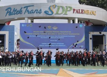 Wisuda 332 Perwira Transportasi di Palembang, Langkah Baru Mencetak SDM Berintegritas bagi Indonesia Maju