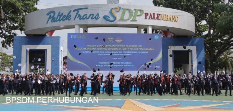 Wisuda 332 Perwira Transportasi di Palembang, Langkah Baru Mencetak SDM Berintegritas bagi Indonesia Maju