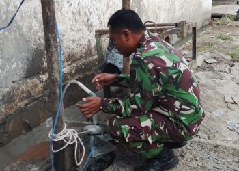 Satgas TMMD Kodim 0418/Palembang Tuntaskan Finishing Sumur Bor Rumah Tahfiz Al Fatihah, Hadirkan Harapan Air Bersih bagi Santri dan Warga