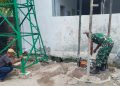 HARI KE-17, SATGAS TMMD KE-129 KODIM 0418/PALEMBANG LANJUTKAN PEMBANGUNAN SUMUR BOR DI RUMAH TAHFIZ