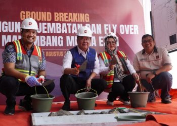 Wagub Cik Ujang Groundbreaking Jembatan dan Flyover PT MME, Dorong Transportasi Batubara yang Aman dan Terkendali