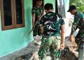 Hari Ke-18, Dari Dinding Kusam Menuju Harapan Baru, Rumah Ibu Suwarni Perlahan Berubah Berkat Gotong Royong TMMD 0418/Palembang