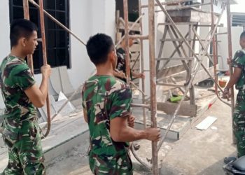Hari Ke-18 TMMD Kodim 0418/Palembang Mushola Baitul Makmurin Kian Rampung, Ikhtiar TMMD Menghadirkan Rumah Ibadah yang Lebih Layak