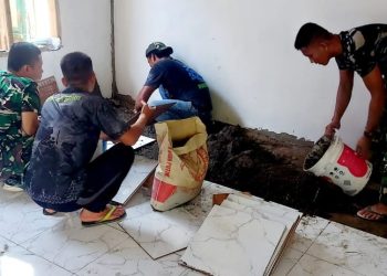 Hari Ke-18 Rumah Ibu Sriyanti Kian Berubah, Gotong Royong TMMD Hadirkan Harapan Baru di Sukarami