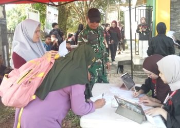Kodim 0418/Palembang Kenalkan Program TMMD Ke-129 kepada Mahasiswa FK Unsri di Poskotis