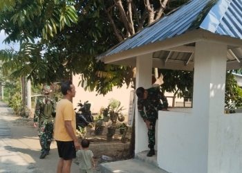 TMMD Kodim 0418/Palembang Bangun Pos Kamling, Dorong Warga Aktif Jaga Keamanan Lingkungan