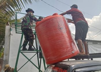 TMMD ke-129 Perkuat Kemanunggalan, Hari Ke-18 Pemasangan Tandon Air Jadi Langkah Nyata Hadirkan Air Bersih bagi Warga Talang Jambi