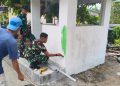 Pos Kamling TMMD Ke-129 Kodim 0418/Palembang Dipoles, Wujudkan Lingkungan Aman dan Nyaman