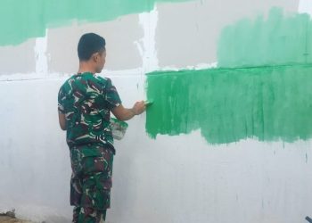 Tinggal Selangkah, Memasuki Hari Ke-19 Mimpi Ibu Sriyanti Miliki Rumah Layak Huni Segera Terwujud Berkat TMMD Kodim 0418/Palembang