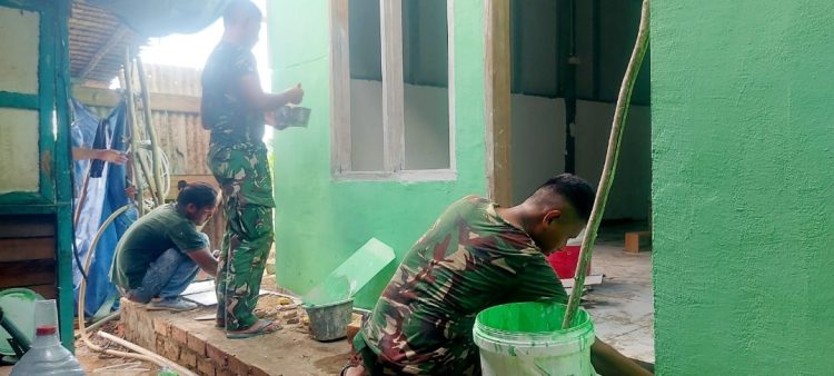Rehabilitasi Rumah Warga Jadi Wujud Kepedulian Kodim 0418/Palembang Hadirkan Hunian Layak bagi Masyarakat