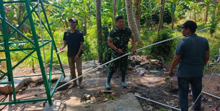 TMMD Pastikan Sistem Distribusi Air Bersih Berfungsi Sebelum Diserahkan ke Warga
