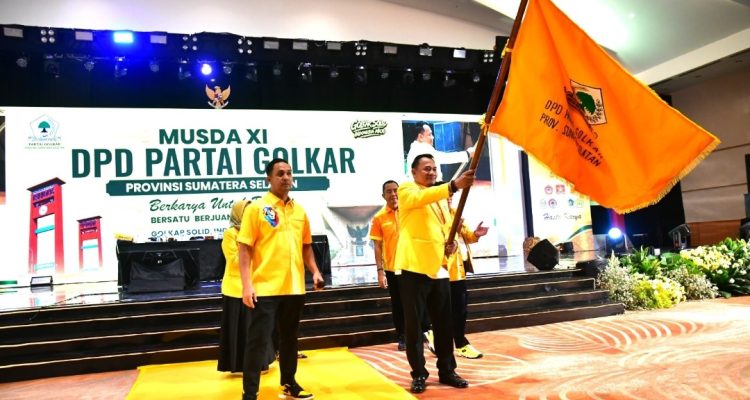 Terpilih Jadi Ketua Golkar Sumsel, Andie Dinialdie Ucapkan Terima Kasih kepada Seluruh Kader Golkar Sumsel