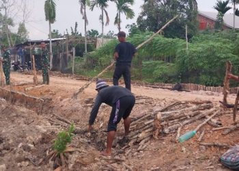 Memasuki Hari Ke-19, Satgas TMMD Ke-129 Kodim 0418/Palembang Terus Kebut Pembangunan Jalan 750 Meter di Talang Jambe