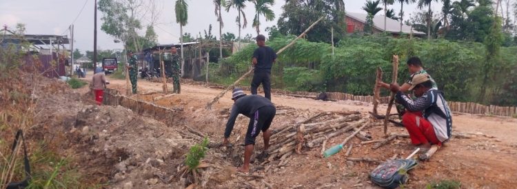 Memasuki Hari Ke-19, Satgas TMMD Ke-129 Kodim 0418/Palembang Terus Kebut Pembangunan Jalan 750 Meter di Talang Jambe