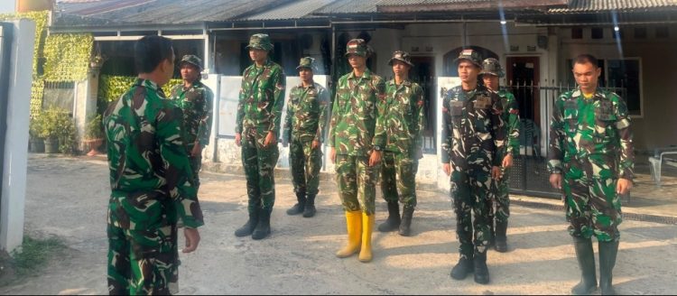 Arahan Komandan Kompi Jadi Penyemangat Satgas TMMD Memasuki Hari Ke-19