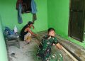 Tanpa Lelah, Hari Ke-19 Prajurit Satgas TMMD Terus Mengabdi Melalui Rehab Rumah Bapak Karyo