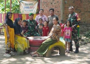 Warga dan Babinsa Senang Sambut Gembira Rampungnya Sumur Bor TMMD Ke-129 Kodim 0418/Palembang