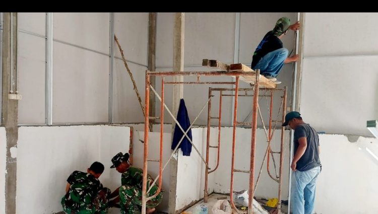 Program RTLH TMMD Ke-129 Wujud Nyata Kepedulian Kodim 0418/Palembang terhadap Masyarakat