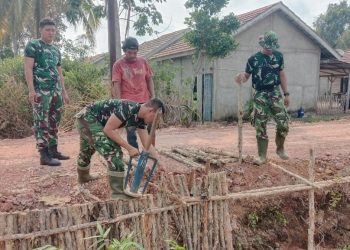 Jalan Rawa Jaya Sepanjang 750 Meter TMMD Kodim 0418/Palembang Ke-129 Diyakini Dongkrak Aktivitas Ekonomi Warga Talang Jambe
