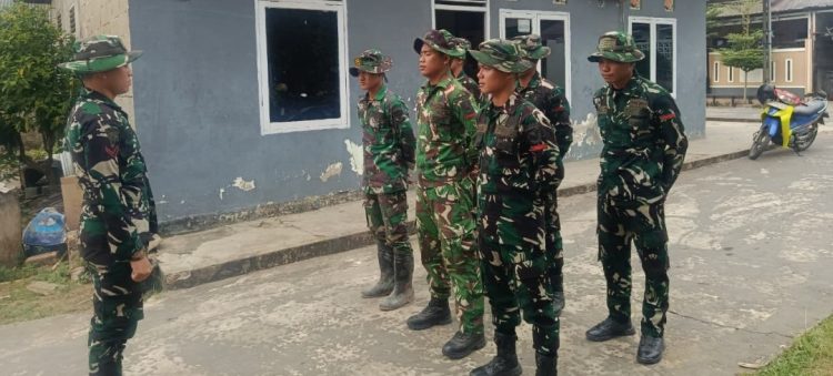 Hari Ke-20 TMMD, Satgas Kodim 0418/Palembang Pastikan Seluruh Personel Siap Terjun ke Lapangan