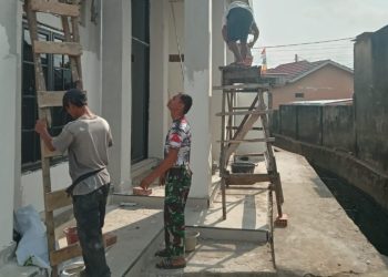 Hari Ke-20 TMMD Ke-129, Finishing Mushola Baitul Fagfurin Dikebut Demi Segera Digunakan Warga