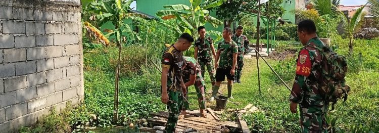 Gotong Royong Satgas TMMD Bangun Akses yang Lebih Nyaman bagi Warga Talang Jambe 
