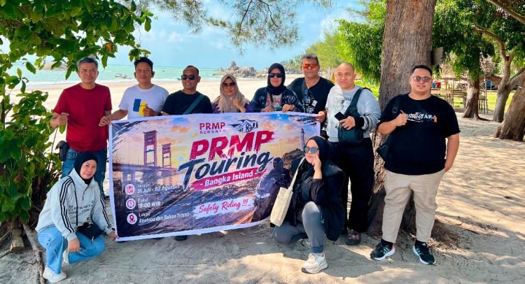 Pererat Solidaritas, PRMP Gelar Touring Motor ke Bangka Belitung
