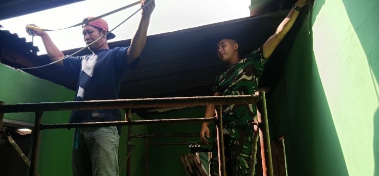 Rumah Layak Huni untuk Warga, Satgas TMMD Terus Kebut Rehab RTLH Bapak Karyo