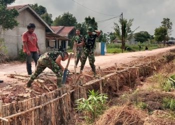 TMMD Ke-129 Kodim 0418/Palembang Bangun Infrastruktur Sekaligus Memperkuat Persatuan Warga