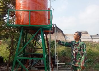 Personel Yon TP 950 Teliti Setiap Komponen Tower Tandon Air TMMD