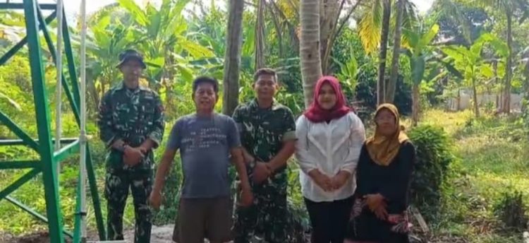 Satgas TMMD Ke-129 Kodim 0418/Palembang Cek Tower Tandon Air Sumur Bor Kampung Kreatif Pelangi, Warga Sampaikan Apresiasi