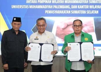 MoU dan PKS Kanwil Ditjenpas Sumsel Bersama Pimpinan Wilayah Muhammadiyah Sumatera Selatan dan Universitas Muhammadiyah Palembang Hadirkan Kolaborasi Nyata bagi Pemasyarakatan