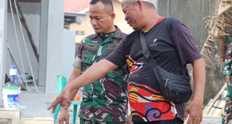 TMMD Kodim 0418/Palembang Tak Sekadar Bangun Infrastruktur, Rumah Ibadah Juga Menjadi Prioritas