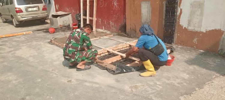 Hari Ke-22 Sentuhan Akhir Satgas TMMD, Mushola Baitul Magfurin Bersolek Sambut Jamaah