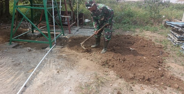 Demi Air Bersih Berkelanjutan, Satgas TMMD Teliti Setiap Tahap Pembangunan Sumur Bor Mushola Hidayatullah