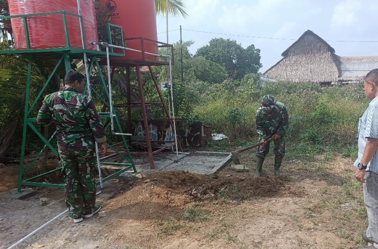 Hari Ke-22 TMMD, Satgas Kodim 0418/Palembang Pastikan Sumur Bor Mushola Hidayatullah Siap Dimanfaatkan Warga