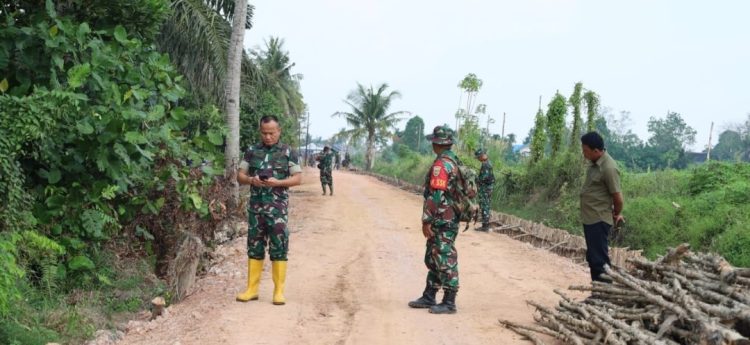 Jalan 750 Meter Yang Dibangun TMMD Kodim 0418/Palembang Permudah Aktivitas Warga, Anak Sekolah Hingga Petani Rasakan Manfaatnya