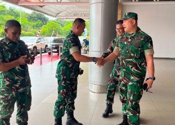 Kunjungan Tim Wasev Perkuat Sinergi Pelaksanaan TMMD ke-129 Kodim 0418/Palembang