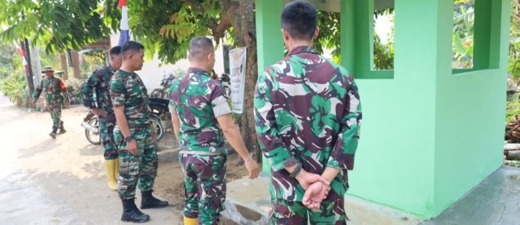 Poskamling TMMD ke-129 Jadi Simbol Kesiapsiagaan Warga, Wadan Satgas Tinjau Progres Pembangunan