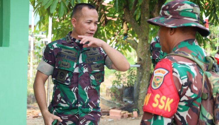 Poskamling TMMD ke-129 Jadi Penguat Keamanan Lingkungan Warga Talang Jambe