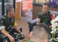 Katim Wasev TMMD Ke-129 Terima Paparan Progres Pelaksanaan TMMD dari Wadan Satgas Kodim 0418/Palembang