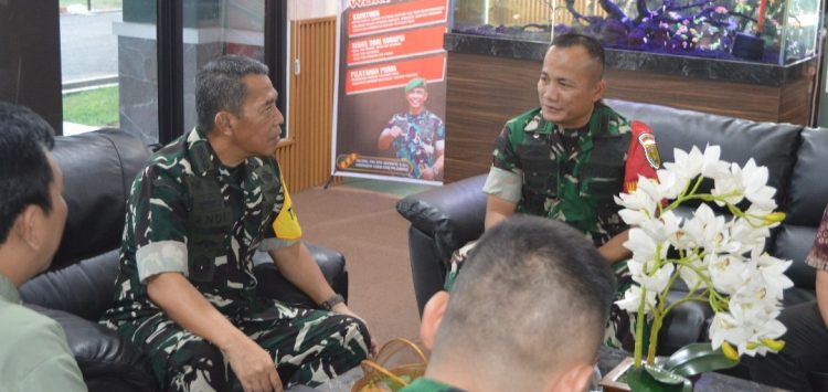 Katim Wasev TMMD Ke-129 Terima Paparan Progres Pelaksanaan TMMD dari Wadan Satgas Kodim 0418/Palembang