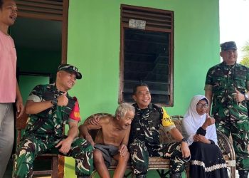 Katim Wasev TMMD Ke-129 Tinjau Progres Rehab RTLH Milik Bapak Karyo