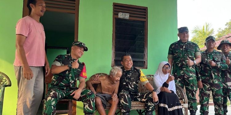 Katim Wasev TMMD Ke-129 Tinjau Progres Rehab RTLH Milik Bapak Karyo