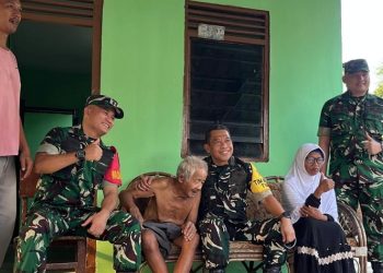 Katim Wasev : Rehab RTLH Bapak Karyo Jadi Bukti Kepedulian TNI kepada Warga