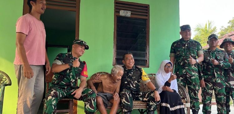Katim Wasev : Rehab RTLH Bapak Karyo Jadi Bukti Kepedulian TNI kepada Warga