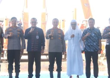Wujudkan Pelayanan Prima, Kapolda Sumsel Pimpin Ground Breaking Gedung BPKB Prototype