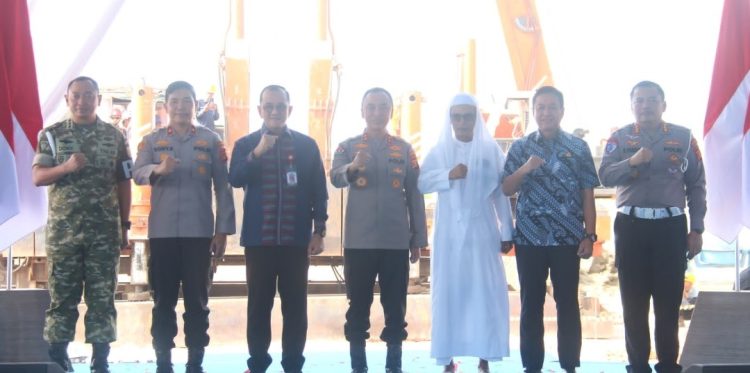 Wujudkan Pelayanan Prima, Kapolda Sumsel Pimpin Ground Breaking Gedung BPKB Prototype