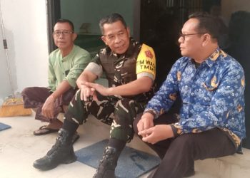 Katim Wasev TMMD Jalin Komsos dengan Warga, Dengarkan Langsung Manfaat Program TMMD Ke-129 Kodim 0418/Palembang